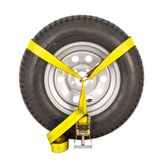 CTS-2D-RJ-4 2 x 12 Side Mount Wheel Net with D-Ring and J-Hooks - 4-Pack 7