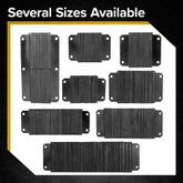 DB-L1212 Guardian 12 x 12 x 45 Laminated Rubber Dock Bumper - Horizontal 5