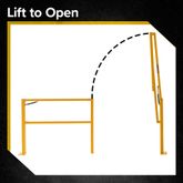 DDG-F-8 8 Guardian Folding Dock Door Gate OSHA Height Compliant 8