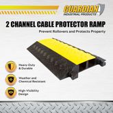 CL-DH-CP-7 2-Channel Guardian Cable Protector for 3-14 Diameter Cables DH-CP-7__AI1