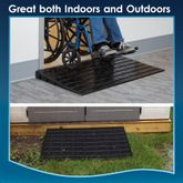 DH-UP-83 3 Maximum Rise - Silver Spring Rubber 3 Channel Threshold Ramp 4