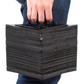 CL-DH-WC-L1 Laminated Rubber Wheel Chock - 8 x 7-12 x 8 DH-WC-L1__5