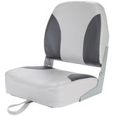 CL-DLX-BOAT-SEAT-GCG Bass Fishing Replacement Folding Vinyl Boat Seat