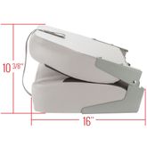 CL-DLX-BOAT-SEAT-GCG Bass Fishing Replacement Folding Vinyl Boat Seat DLX-BOAT-SEAT-GCG__2
