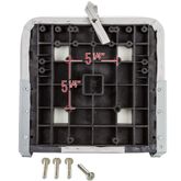 CL-DLX-BOAT-SEAT-GCG Bass Fishing Replacement Folding Vinyl Boat Seat DLX-BOAT-SEAT-GCG__3