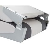 CL-DLX-BOAT-SEAT-GCG Bass Fishing Replacement Folding Vinyl Boat Seat DLX-BOAT-SEAT-GCG__5