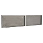 DOOR-182460-P HD Ramps Polished Aluminum Door Upgrade for 60 W x 18 H Trailer Cabinet 2