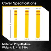 DRC-BC5 5 Diameter Guardian Safety Bollard Covers for 45 Diameter Bollards 7