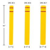 DRC-BC6 6 Diameter Guardian Safety Bollard Covers for 55 Diameter Bollards 2