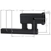 DRH-2 Elevate Outdoor 1-14 to 2 Hitch Conversion Riser 1