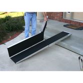 CL-DWR-6 Multi-fold Wheelchair Aluminum Ramp - 6 long x 30 overall width x 600 lb weight capacity DWR-6__6