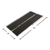 CL-DWR-8 Multi-fold Wheelchair Aluminum Ramp - 8 long x 30 overall width x 600 lb weight capacity DWR-8__3