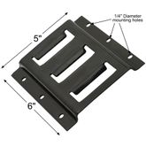 E-TRACK-6B-4 6 E-Track Plate - 4-Pack 1