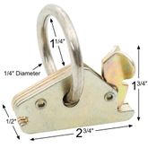 E-TRACK-RING-8 E-Track Tie Down Rings - 8-Pack 1