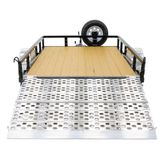 F05-79-048-HINGE-MC 48 L x 79 W Heavy-Duty Bi-Fold Aluminum Trailer Ramps for MotorcycleATVUTVGolf Cart 2