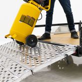 F05-79-048-HINGE-MC 48 L x 79 W Heavy-Duty Bi-Fold Aluminum Trailer Ramps for MotorcycleATVUTVGolf Cart 7