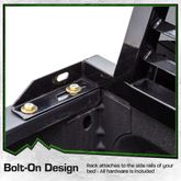 FL-HA-RACK Elevate Outdoor Adjustable Louvered Steel Headache Rack 6