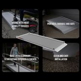 GATEWAY3G08 8 L x 3 W EZ-ACCESS GATEWAY 3G Aluminum Wheelchair Access Ramp 6