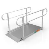 GATEWAY3GTLHR05 5 L x 3 W EZ-ACCESS GATEWAY 3G Aluminum Wheelchair Access Ramp with Two-Line Handrails