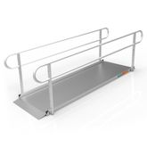 GATEWAY3GTLHR09 9 L x 3 W EZ-ACCESS GATEWAY 3G Aluminum Wheelchair Access Ramp with Two-Line Handrails