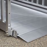 GATEWAY3GVPHR04 4 L x 3 W EZ-ACCESS GATEWAY 3G Aluminum Wheelchair Access Ramp with Vertical Picket Handrails 3