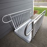 GATEWAY3GVPHR05 5 L x 3 W EZ-ACCESS GATEWAY 3G Aluminum Wheelchair Access Ramp with Vertical Picket Handrails 2