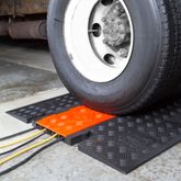 GD5X75-OB 5-Channel Guard Dog ADA Cable Protector for 075 Dia Cables - Orange 1