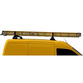 H2166B Black Transit Connect H1 2 bar ladder roof rack Low Profile 42 Bars Steel 1