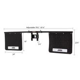 HMF-2418 Elevate Outdoor Adjustable Hitch-Mounted Mud Flap 1