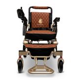 IQ7000AF-LE-BRZ-TB ComfyGo Majestic 12AH Remote-Controlled Electric Wheelchair wAuto-Fold - Bronze FrameTaba Faux Leather 4