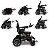 IQ7000AF-LE-BRZ-TB ComfyGo Majestic 12AH Remote-Controlled Electric Wheelchair wAuto-Fold - Bronze FrameTaba Faux Leather 6