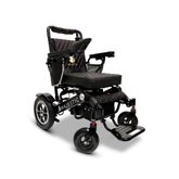 IQ7000LE-BLK-BLK ComfyGo Majestic 12AH Remote-Controlled Electric Wheelchair - Black FrameBlack Faux Leather
