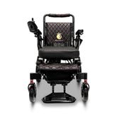 IQ7000LE-BLK-BLK ComfyGo Majestic 12AH Remote-Controlled Electric Wheelchair - Black FrameBlack Faux Leather 6