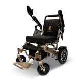 IQ7000LE-BRZ-BLK ComfyGo Majestic 12AH Remote-Controlled Electric Wheelchair - Bronze FrameBlack Faux Leather 3