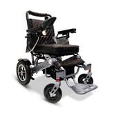 IQ7000LE-SLV-BLK ComfyGo Majestic 12AH Remote-Controlled Electric Wheelchair - Silver FrameBlack Faux Leather