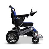 IQ7000LE-SLV-BLU ComfyGo Majestic 12AH Remote-Controlled Electric Wheelchair - Silver FrameBlue Faux Leather 6