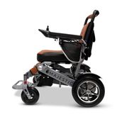 IQ7000LE-SLV-TB ComfyGo Majestic 12AH Remote-Controlled Electric Wheelchair - Silver FrameTaba Faux Leather 6