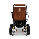 IQ8000LE-BLK-TB ComfyGo Majestic 12AH Remote-Controlled Electric Wheelchair with 175 Seat - Black FrameTaba Faux Leather 5