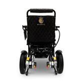 IQ8000LE-MAX-BLK-BLK ComfyGo Majestic 20AH Remote-Controlled Electric Wheelchair with 175 Seat - Black FrameBlack Faux Leather 5