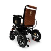 IQ8000LE-MAX-BLK-TB ComfyGo Majestic 20AH Remote-Controlled Electric Wheelchair with 175 Seat - Black FrameTaba Faux Leather 3