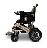 IQ8000LE-MAX-BRZ-BLK ComfyGo Majestic 20AH Remote-Controlled Electric Wheelchair with 175 Seat - Bronze FrameBlack Faux Leather 6
