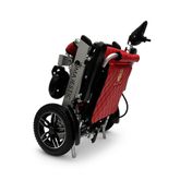 IQ8000LE-MAX-SLV-RED ComfyGo Majestic 20AH Remote-Controlled Electric Wheelchair with 175 Seat - Silver FrameRed Faux Leather 6