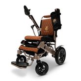 IQ8000PLUS-LE-BRZ-TB ComfyGo Majestic 12AH Remote-Controlled Electric Wheelchair with 20 Seat - Bronze FrameTaba Faux Leather 6