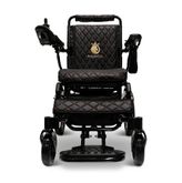 IQ8000PLUS-LE-MAX-BLK-BLK ComfyGo Majestic 20AH Remote-Controlled Electric Wheelchair with 20 Seat - Black FrameBlack Faux Leather 4