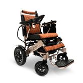 IQ8000PLUS-LE-MAX-BRZ-TB ComfyGo Majestic 20AH Remote-Controlled Electric Wheelchair with 20 Seat - Bronze FrameTaba Faux Leather