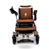 IQ8000PLUS-LE-MAX-BRZ-TB ComfyGo Majestic 20AH Remote-Controlled Electric Wheelchair with 20 Seat - Bronze FrameTaba Faux Leather 4