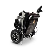 IQ8000PLUS-LE-MAX-SLV-BLK ComfyGo Majestic 20AH Remote-Controlled Electric Wheelchair with 20 Seat - Silver FrameBlack Faux Leather 5