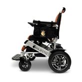 IQ8000PLUS-LE-MAX-SLV-TB ComfyGo Majestic 20AH Remote-Controlled Electric Wheelchair with 20 Seat - Silver FrameTaba Faux Leather 5
