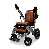 IQ8000PLUS-LE-MAX-SLV-TB ComfyGo Majestic 20AH Remote-Controlled Electric Wheelchair with 20 Seat - Silver FrameTaba Faux Leather 6