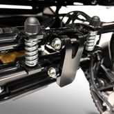 IQ8000PLUS-MAX-BLK ComfyGo Majestic 20AH Remote-Controlled Electric Wheelchair with 20 Seat - Black FrameBlack Mesh Fabric 7